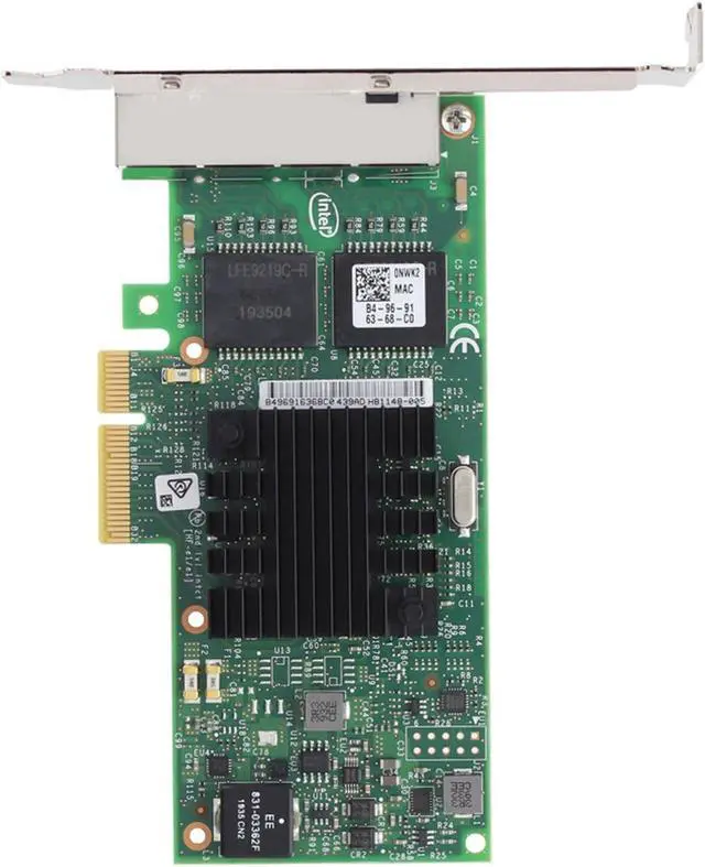 Alt view image 5 of 5 - Dell/Intel I350-T4 1Gb QP RJ45 FH NIC (0NWK2)