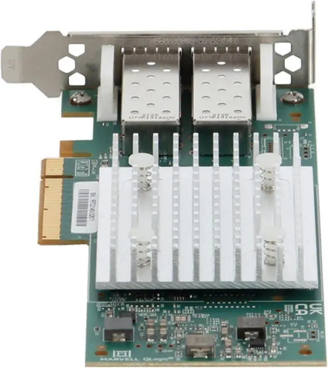 Alt view image 4 of 6 - Dell QLogic QLE2692L Dual Port 16Gb SFP+ LP (TCK3G)