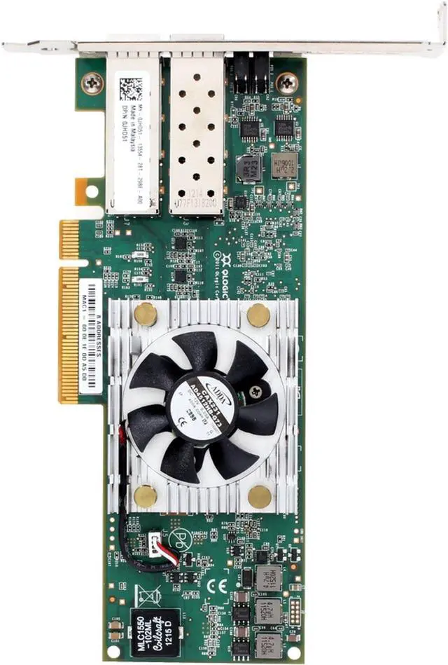 Alt view image 5 of 5 - Dell QLogic QLE8262 Dual Port 10Gb SFP+ CNA FH (JHD51)