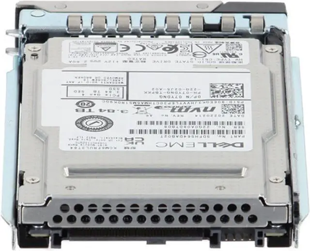 Alt view image 4 of 5 - 7YDNG-CDN Dell 3.84TB Enterprise NVMe Gen4 RI SED FIPS TLC 2.5 SSD CM6-R