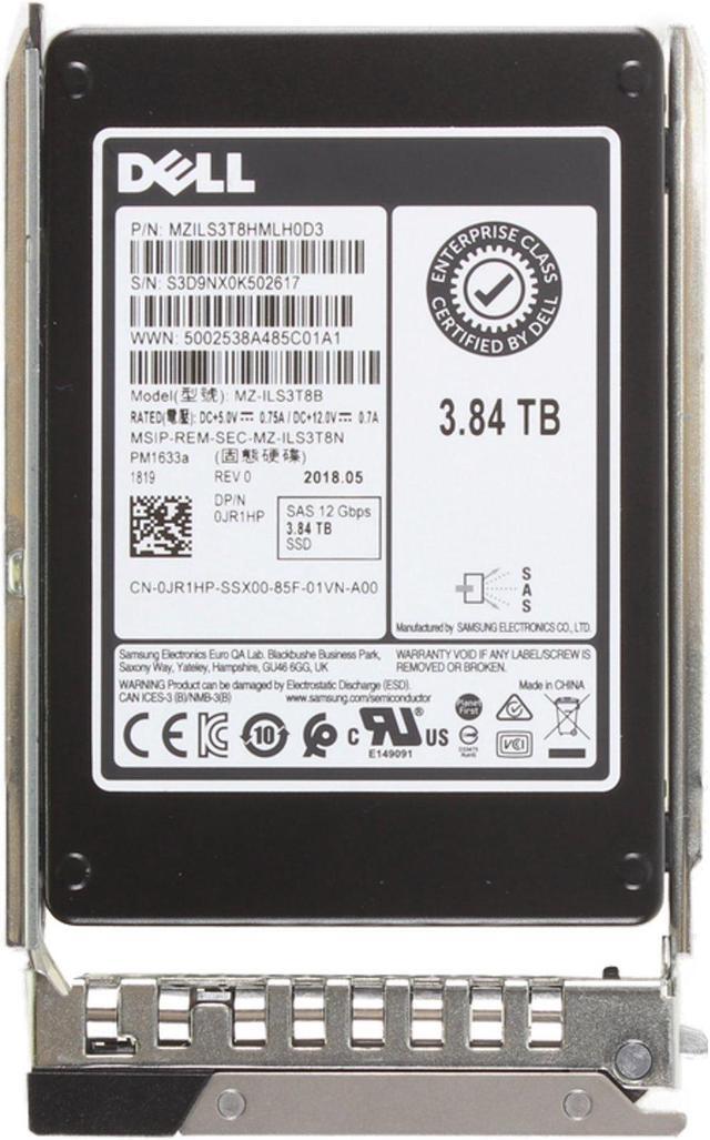 Alt view image 5 of 5 - Dell 3.84TB 12Gbps SAS RI TLC 2.5 SSD  PM1633a (MZILS3T8HMLH0D3)