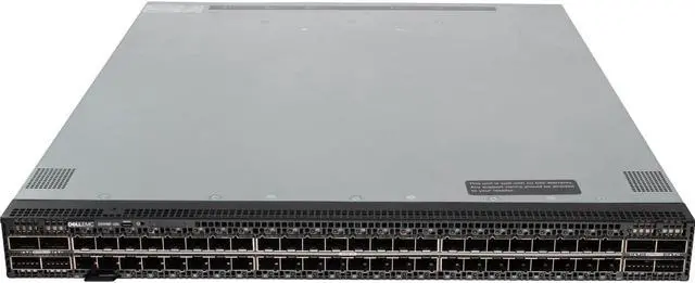 Alt view image 2 of 6 - Dell S5448F-ON 48P 100GbE SFP56-DD 8P 400GbE QSFP56-DD PSU-I/O Switch