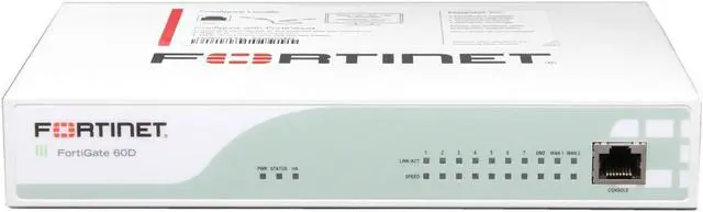 Main image of Fortinet FG-60D 8P 1GbE Net Security Appliance