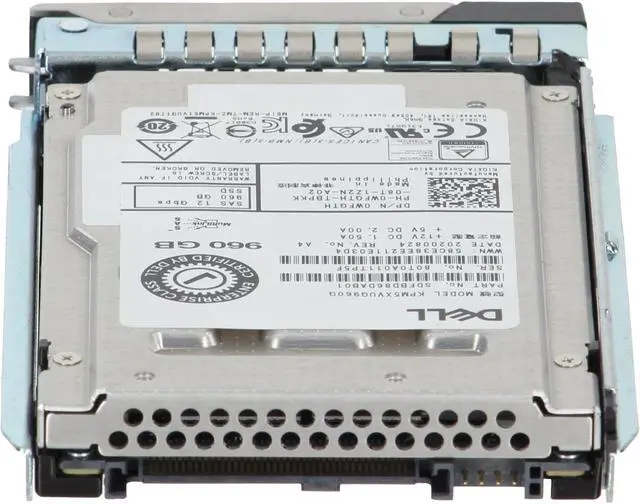 Alt view image 4 of 5 - Dell 960GB 12Gbps SAS MU MLC 2.5 SSD KPM5XVUG960G CPO (WFGTH) -R