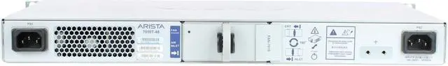 Alt view image 4 of 4 - Arista DCS-7010T-48-R 48P 1GbE 4P 10GbE SFP+ RA Switch with rack mounts.