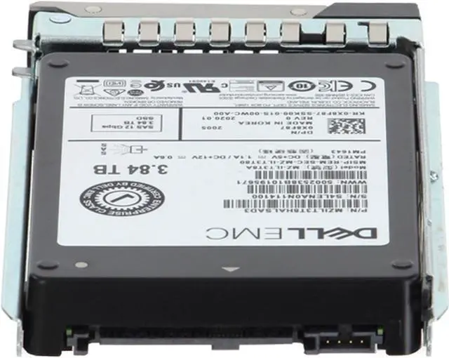 Alt view image 4 of 5 - Dell 3.84TB 12Gbps SAS RI TLC 2.5 SSD PM1643 (X8F87)