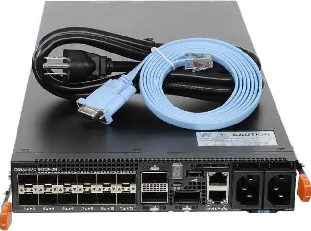 Main image of Dell S4112F-ON 12P SFP+ 3P QSFP28 PSU-I/O OS10 Switch