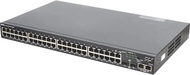 Alt view image 3 of 6 - Dell PowerConnect 3548 48P 10/100 2P SFP GbE Switch