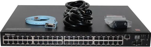 Alt view image 2 of 8 - Dell Networking N2048P 48P 1GbE PoE+ 2P SFP+ Switch