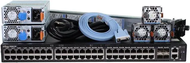 Main image of Dell Networking S3048-ON 48P 1GbE 4P SFP+ PSU-I/O 2 PSU Switch (Rails)