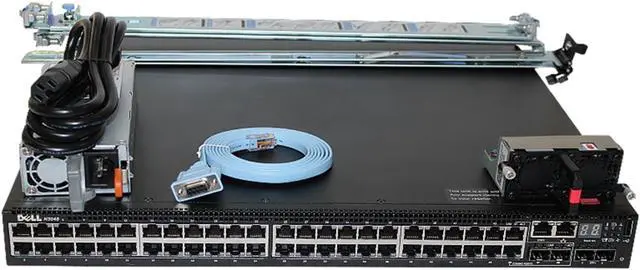 Alt view image 2 of 7 - Dell Networking N3048 48P 1GbE 2P SFP+ Switch (Rails)