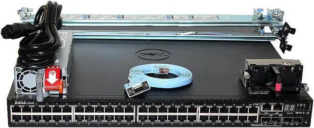 Alt view image 4 of 8 - Dell Networking S3148 48P 1GbE 2P 10GbE SFP+ Switch (Rails)