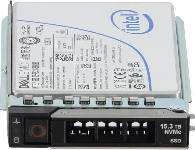 Alt view image 2 of 6 - Dell 15.36TB PCIe Gen4 NVMe RI QLC 2.5 SSD D5-5316 (WNXPK)