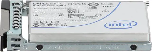 Alt view image 3 of 6 - Dell 15.36TB PCIe Gen4 NVMe RI QLC 2.5 SSD D5-5316 (WNXPK)