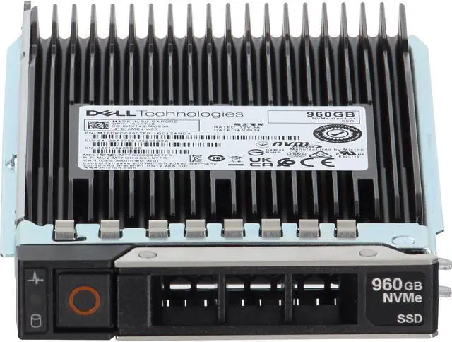 Alt view image 2 of 5 - Dell 960GB PCIe Gen4 NVMe RI TLC 2.5 SSD 7450 Pro (KXT48)
