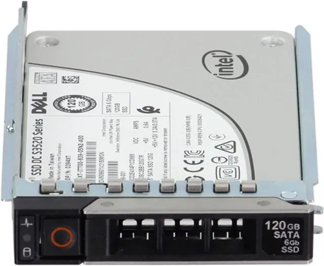 Alt view image 2 of 6 - Dell 120GB 6Gbps SATA RI MLC 2.5 SSD S3520 CPO (394XT) -R