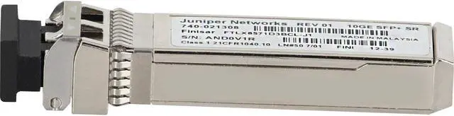 Alt view image 3 of 6 - Juniper EX-SFP-10GE-SR 10GbE 850nm 400M MMF SFP+ Transceiver (Lot of 10)