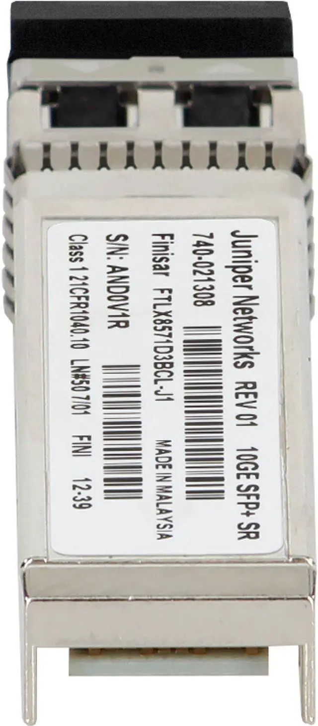 Alt view image 4 of 6 - Juniper EX-SFP-10GE-SR 10GbE 850nm 400M MMF SFP+ Transceiver (Lot of 10)