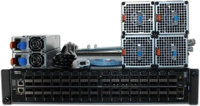 Alt view image 2 of 5 - Dell Networking Z9264F-ON 64P 100GbE QSFP28 2P SFP+ SONiC RA Switch