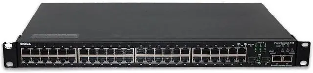 Alt view image 2 of 4 - Dell PowerConnect 3448 48P 10/100 2P SFP GbE Switch