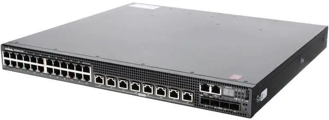 Alt view image 3 of 6 - Dell Networking N3132PX-ON 24P 1GbE 8P 5GbE UPoE 4P SFP+ Switch