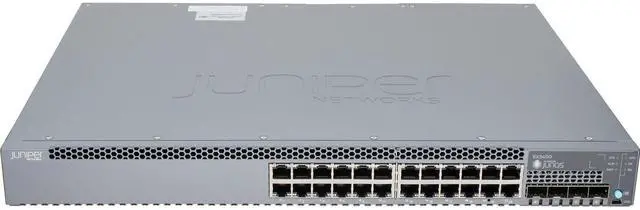 Alt view image 3 of 6 - Juniper EX3400-24T-AFO 24P 1GbE 4P SFP+ 2P QSFP+ Switch (Kit)
