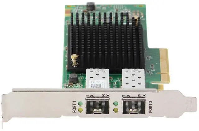 Alt view image 2 of 6 - Dell Emulex LPe35002 Dual 32Gb Fibre Channel SFP+ HBA LP (8GT11)