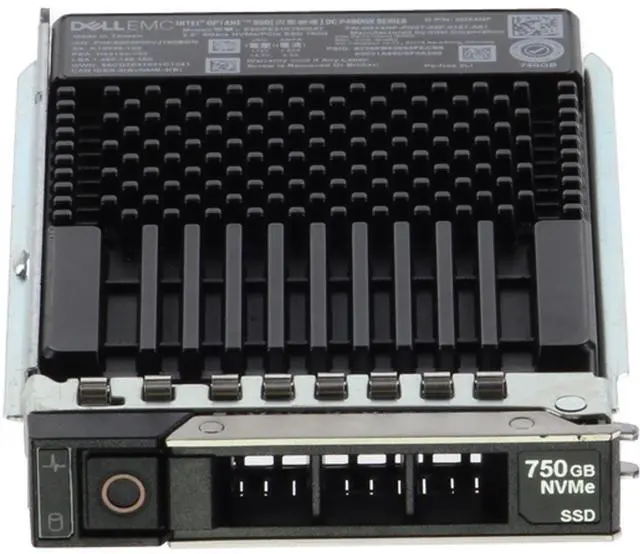 Alt view image 2 of 5 - Dell 750GB PCIe Gen3 NVMe MU TLC 2.5 SSD P4800X (DX4NF)