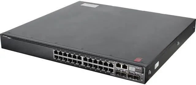 Alt view image 3 of 6 - Dell Networking N3024 24P 1GbE 2P 10GbE SFP+ Switch