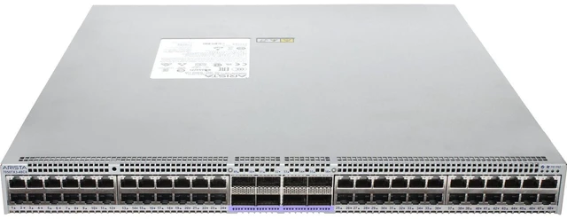 Alt view image 2 of 6 - Arista DCS-7050TX3-48C8-F 48P 10GbE RJ45 8P 100GbE QSFP100 Switch