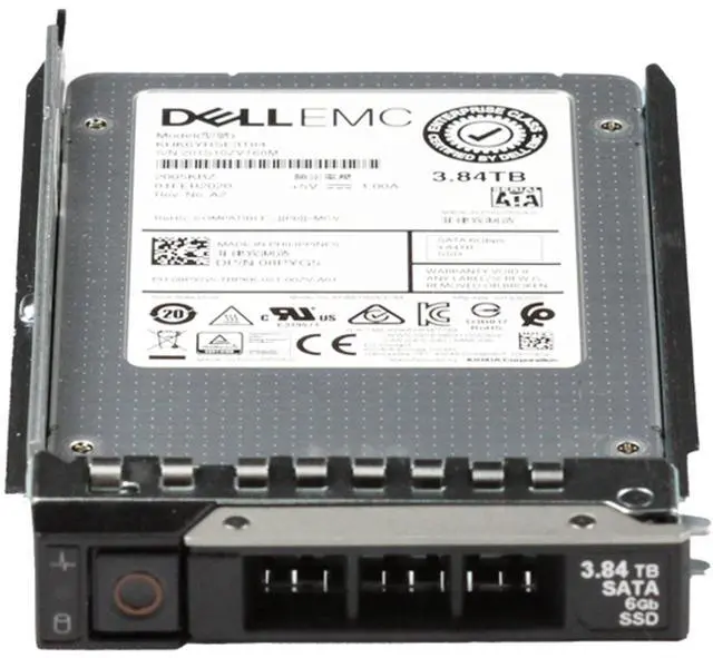 Alt view image 3 of 6 - Dell 3.84TB 6Gbps SATA RI TLC 7mm 2.5 SSD KHK6YRSE3T84 (8PYG5)