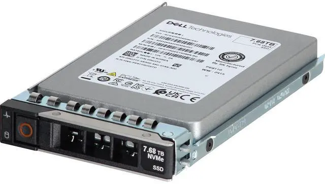 Main image of Dell 7.68TB PCIe Gen4 NVMe RI TLC 2.5 SSD PE8110 (RG3T2)
