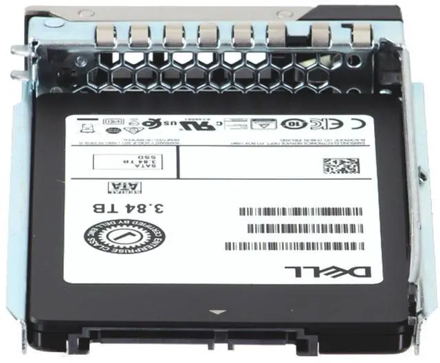 Alt view image 4 of 6 - Dell 3.84TB 6Gbps SATA RI TLC 7mm 2.5 SSD 512e 5200 PRO CPO (P0WVC) -R