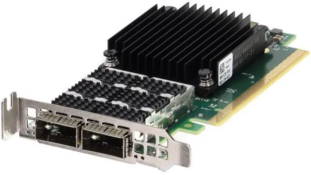 Main image of Dell Mellanox ConnectX-6 CX623106A Dx Dual 100GbE QSFP56 LP Adapter (F6FXM) -CR