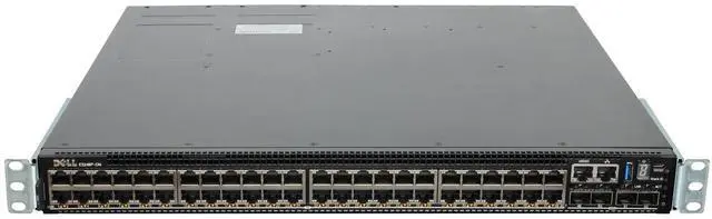 Alt view image 2 of 6 - Dell Networking E3248P-ON 48P 1GbE 4P SFP+ 2P QSFP28 PoE+ Switch w/ Sonic OS