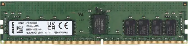 Alt view image 3 of 3 - Kingston 16GB RDIMM 2Rx8- 3200MT/s (KM04W6-HYD 2351351800C8-OSTK)