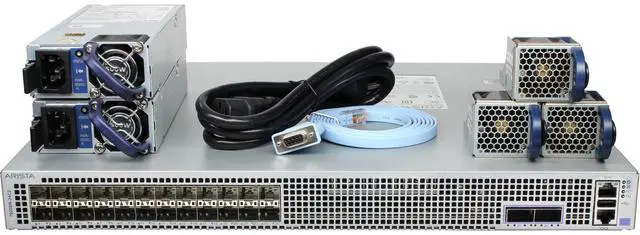 Main image of Arista DCS-7020SR-24C2-F 24P 10GbE SFP+ 2P 100GbE QSFP100 Switch
