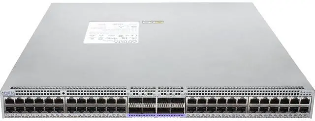 Alt view image 2 of 5 - Arista DCS-7050TX3-48C8-R 48P 10GbE RJ45 8P 100GbE QSFP100 RA Switch
