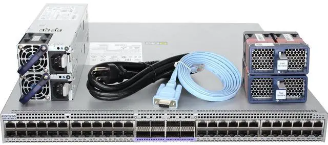 Main image of Arista DCS-7050TX3-48C8-R 48P 10GbE RJ45 8P 100GbE QSFP100 RA Switch