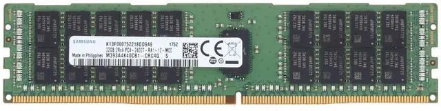 Alt view image 3 of 6 - Samsung RAM 32GB DDR4 PC4-2400T Reg 2RX4 M393A4K40CB1-CRC Memory