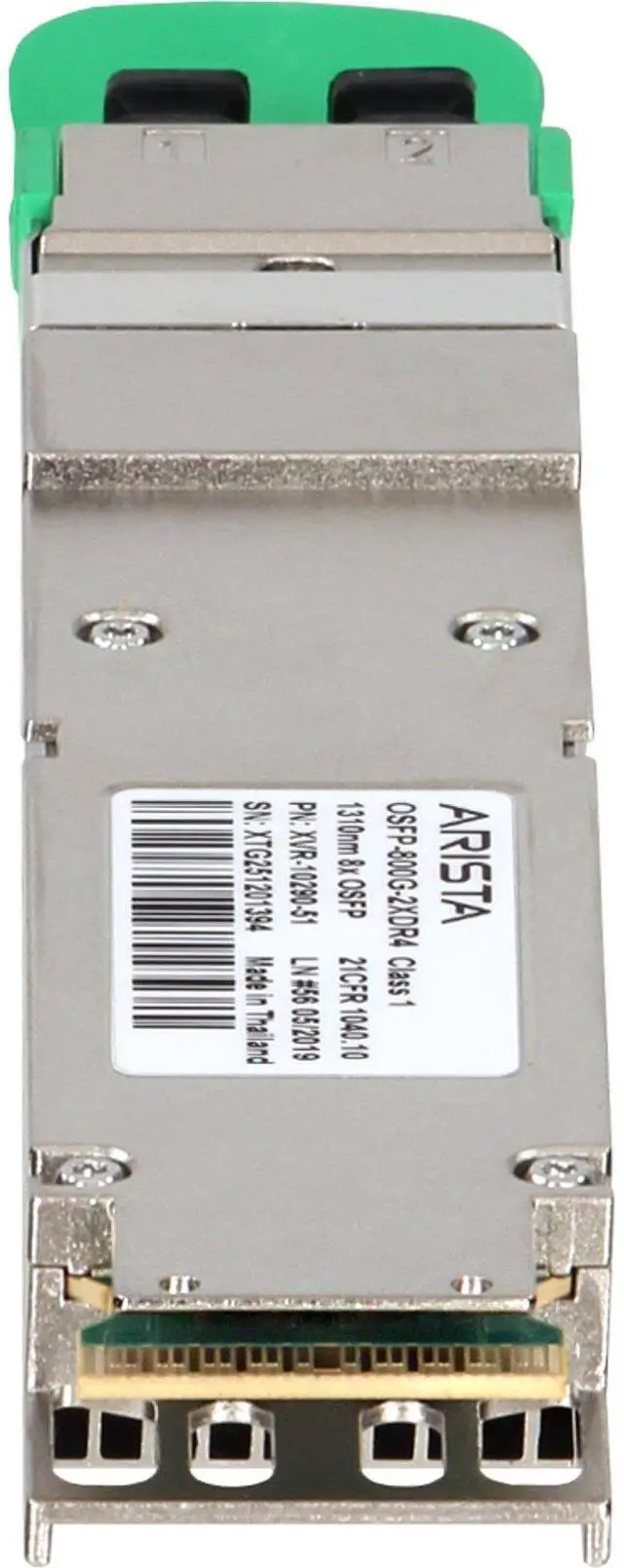 Alt view image 4 of 5 - Arista OSFP-800G-2XDR4 2x400GBASE-XDR4 2KM SMF Transceiver