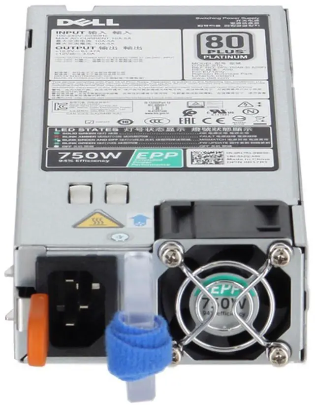 Alt view image 2 of 5 - Dell 750W Reverse Airflow (PSU to I/O) Switch Power Supply (R17R1)