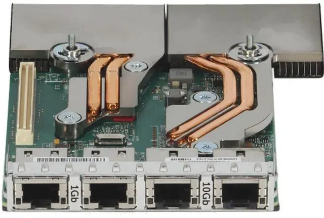 Alt view image 2 of 5 - Dell QLogic FastLinQ 41162 Dual 10Gb RJ45 & Dual 1Gb RJ45 rNDC (0D1WT)
