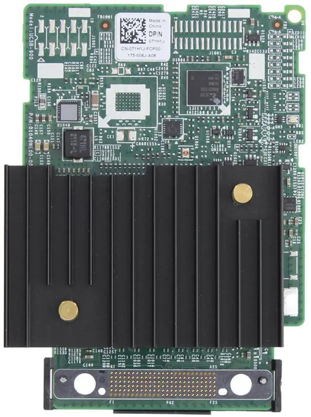 Alt view image 5 of 6 - Dell HBA330 12Gbs Mezzanine Controller (C6420 R740xd2 XR2 only) (71H1J)