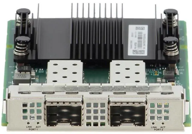 Alt view image 2 of 6 - Dell Mellanox ConnectX-5 CX562A Dual 10/25GbE SFP28 OCP 3.0 (4TRD3-CR)