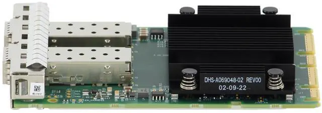 Alt view image 3 of 6 - Dell Mellanox ConnectX-5 CX562A Dual 10/25GbE SFP28 OCP 3.0 (4TRD3-CR)