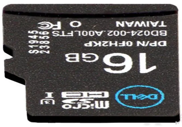 Alt view image 4 of 5 - Dell 16GB microSD Card (FH2KP)