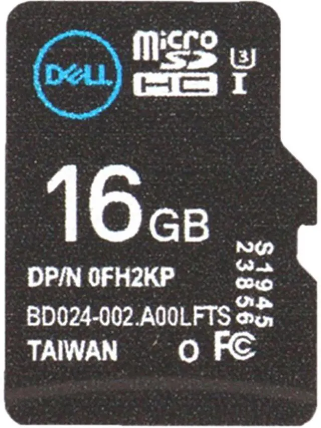 Alt view image 5 of 5 - Dell 16GB microSD Card (FH2KP)