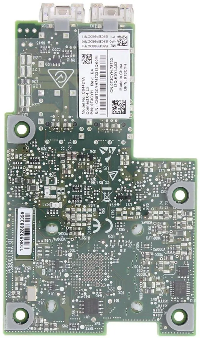 Alt view image 5 of 6 - Dell Mellanox ConnectX-4 Lx CX4421A Dual 25GbE SFP28 OCP 2.0 (T3CYH-CNB-OSTK)