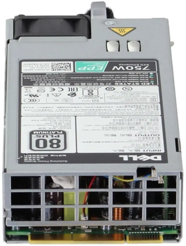 Alt view image 4 of 5 - Dell 750W EPP 80+ Platinum PSU (4V8KD)